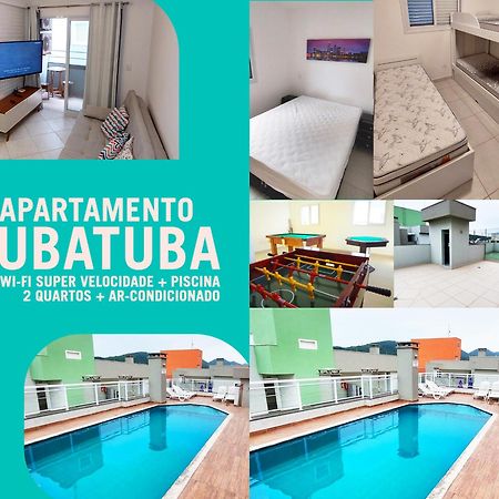 Apartamento Ubatuba Itagua - Ar - Wifi エクステリア 写真