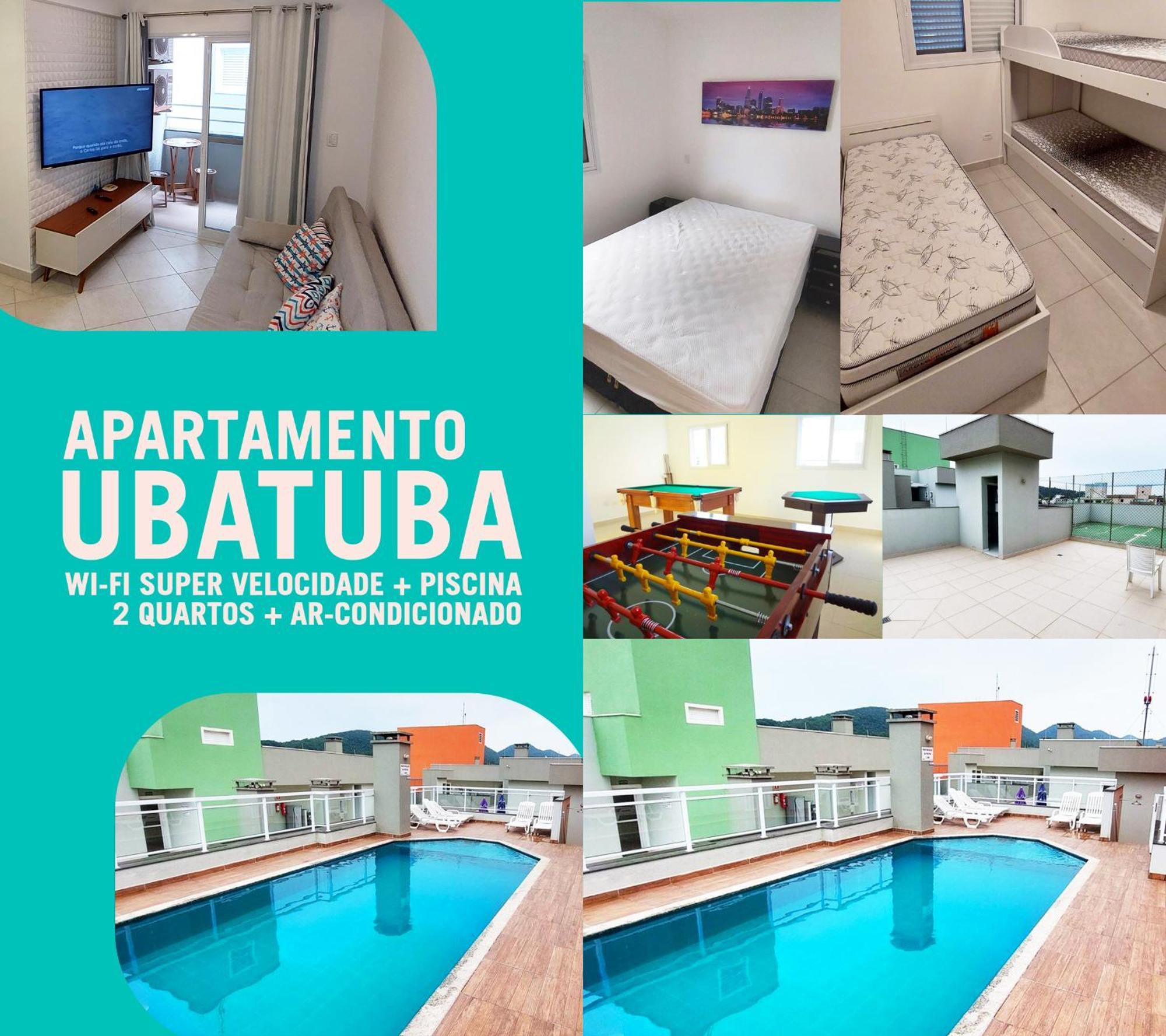 Apartamento Ubatuba Itagua - Ar - Wifi エクステリア 写真